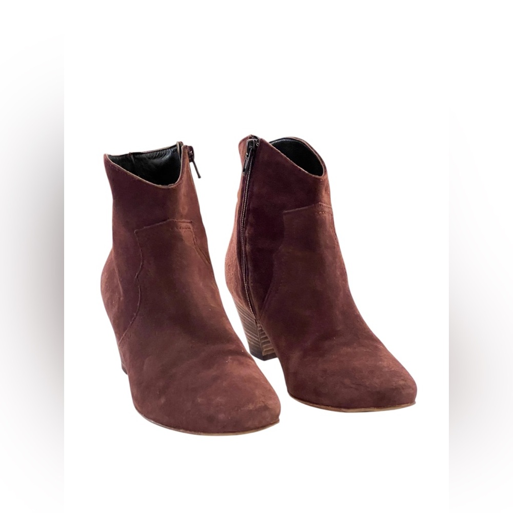 STRATEGIA Burgundy  Ankle Boots
